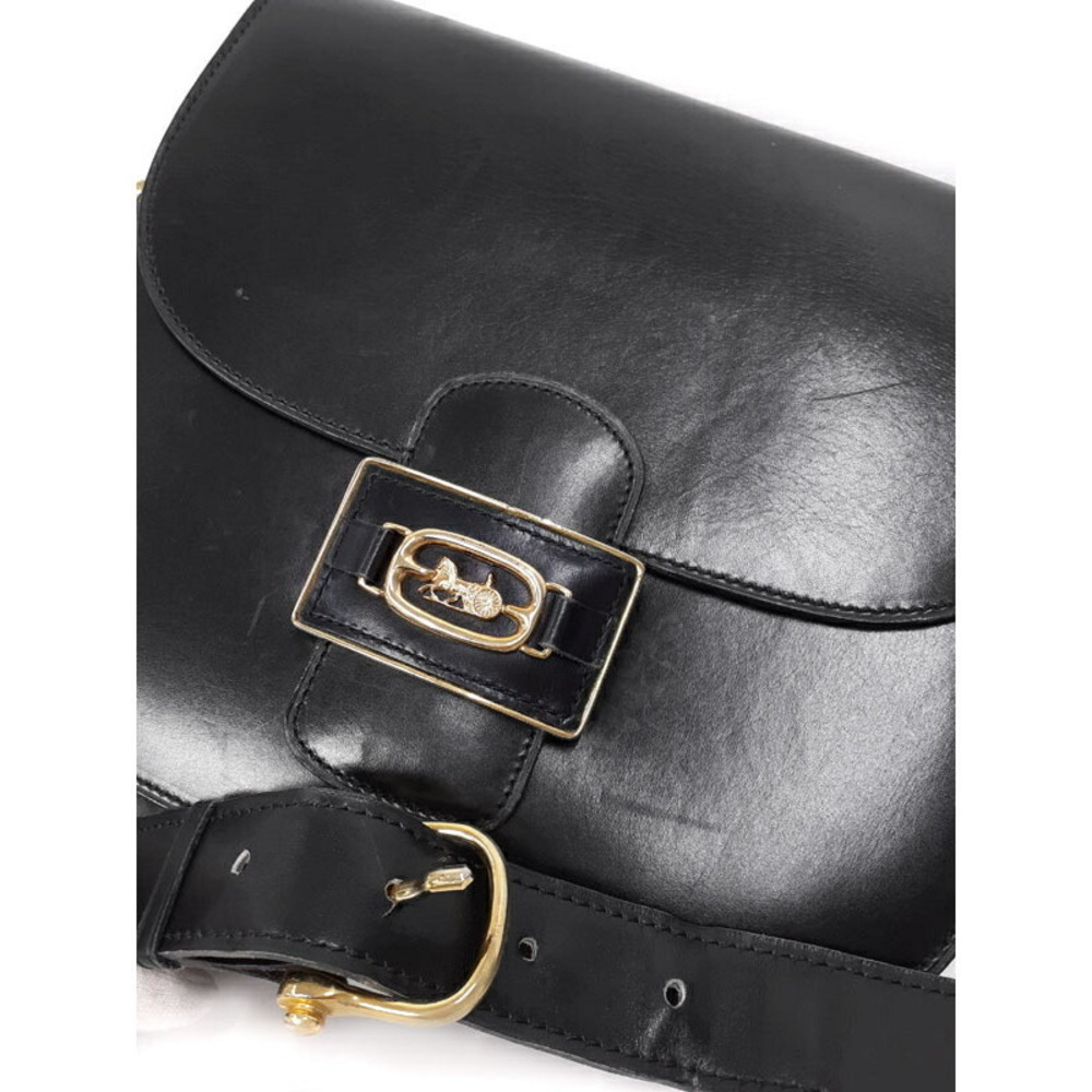 Celine Carriage Buckle Leather Shoulder Bag - Picture 4 of 9